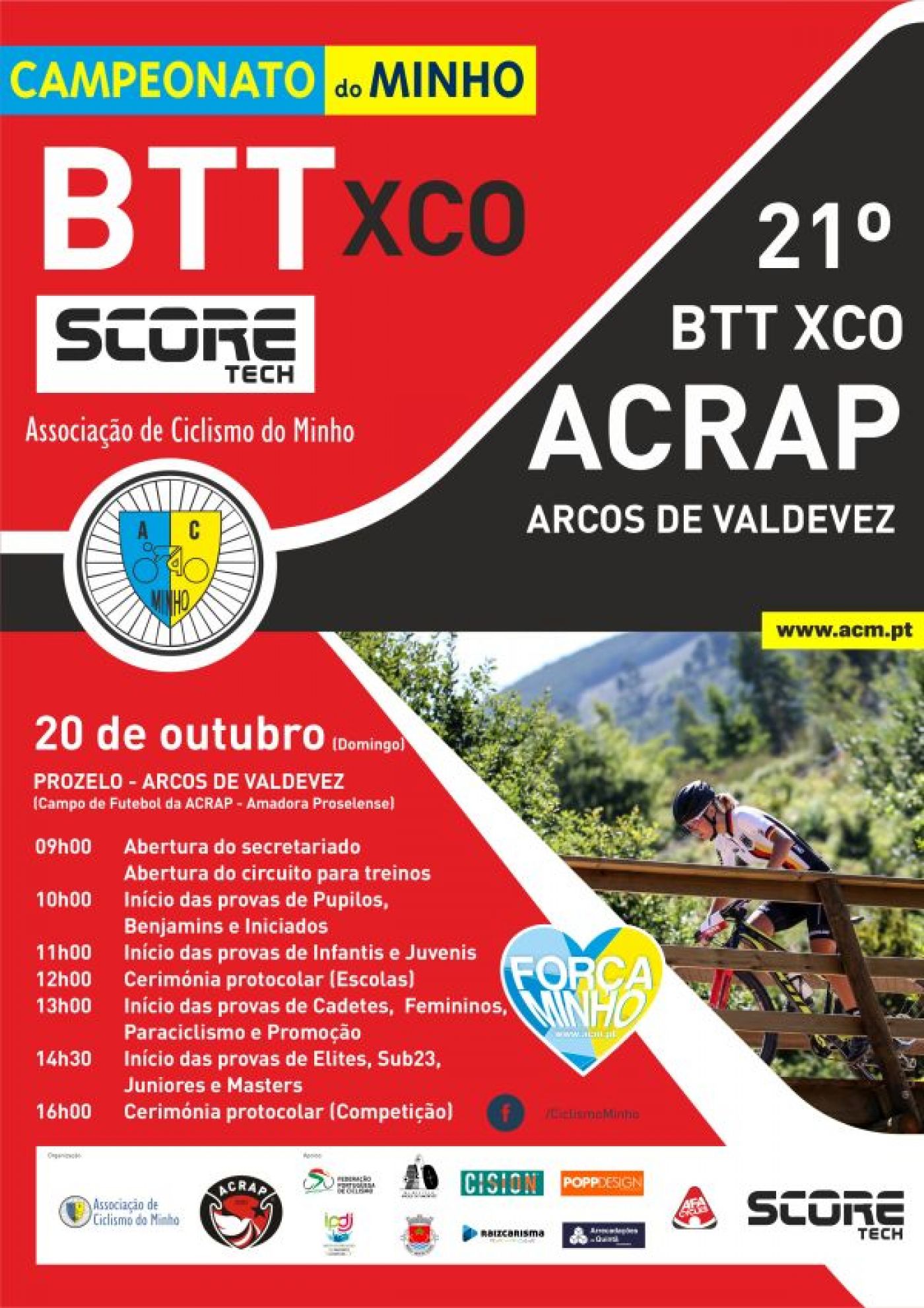 Prozelo (Arcos de Valdevez) decide Campeonato do Minho de BTT XCO - Score Tech
