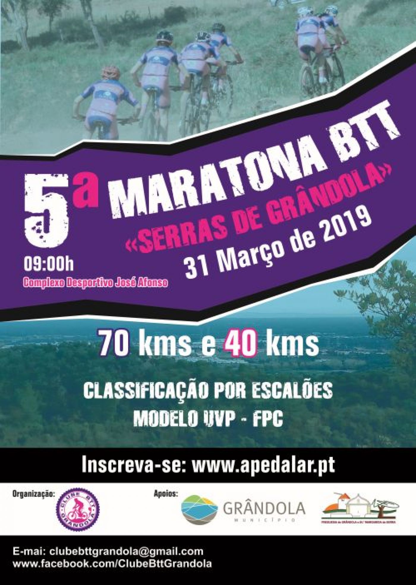 5ª Maratona BTT "Serras de Grândola" é já no dia 31/03/2019