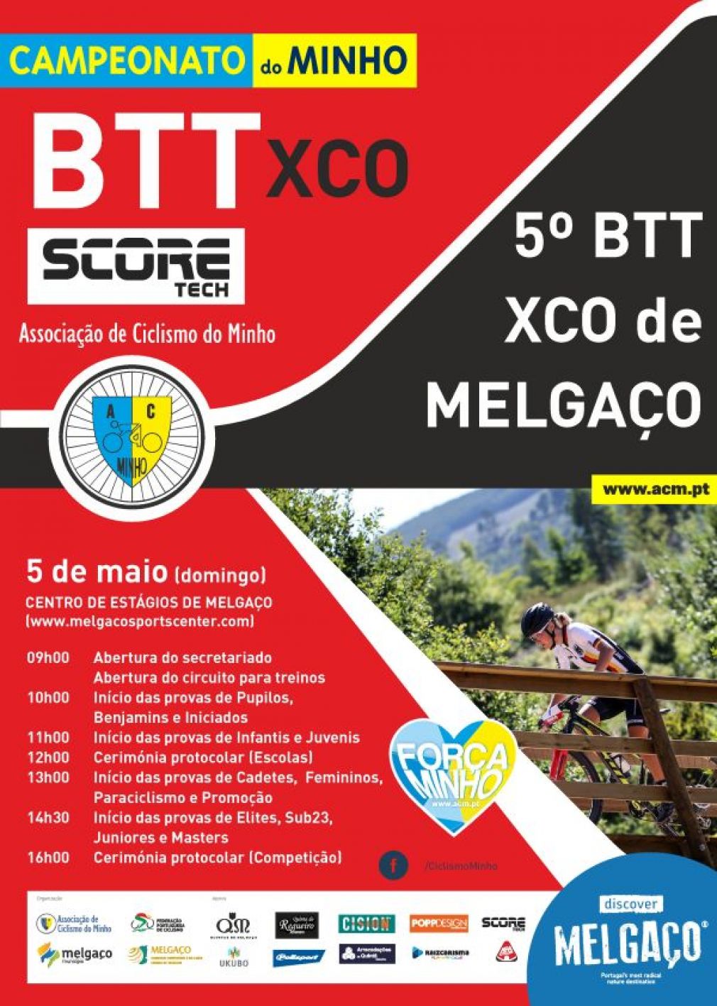 Melgaço recebe o Campeonato do Minho de BTT XCO - SCORE Tech