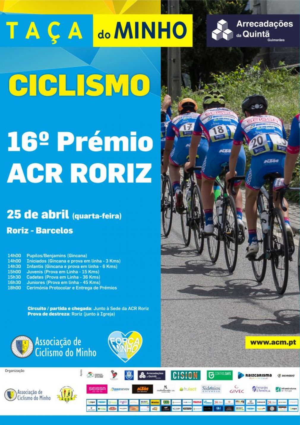 Prémio A. C. R. Roriz no dia 25 de abril