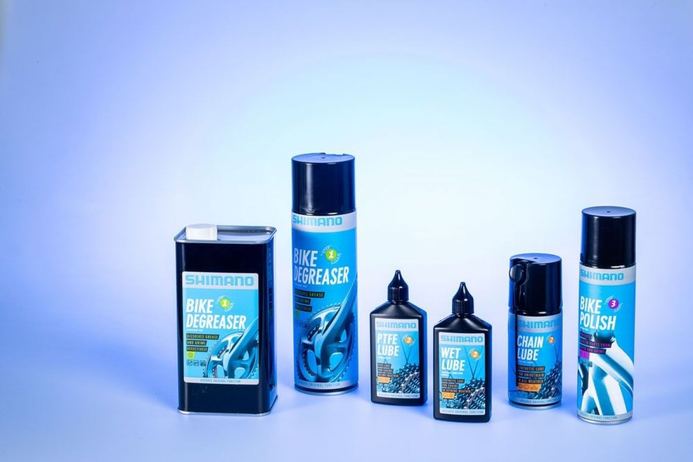 Nova gama de lubrificantes e limpeza da SHIMANO garante os 3 passos essenciais para a manutenção eficaz da bicicleta