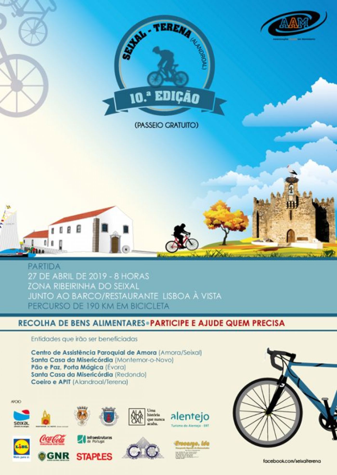 EFAPEL vai pedalar com os Anjos do Seixal a Terena no 10.º Passeio Solidário em Bicicleta