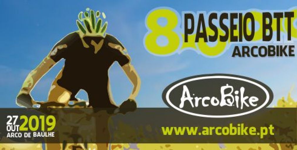 8.º Passeio BTT ARCOBIKE 28 de outubro 2019