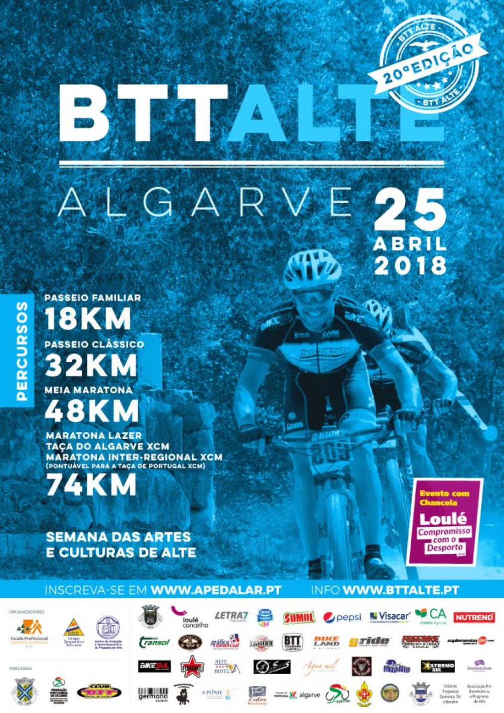 Última semana de inscrições para a 20.ª Edição da Maratona BTT ALTE Algarve